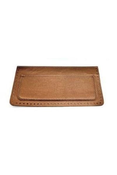 angel çanta aksesuar Αξεσουάρ Angel Bag με τσέπη από συνθετικό δέρμα - 22x11 cm Χάλκινο Χρώμα
