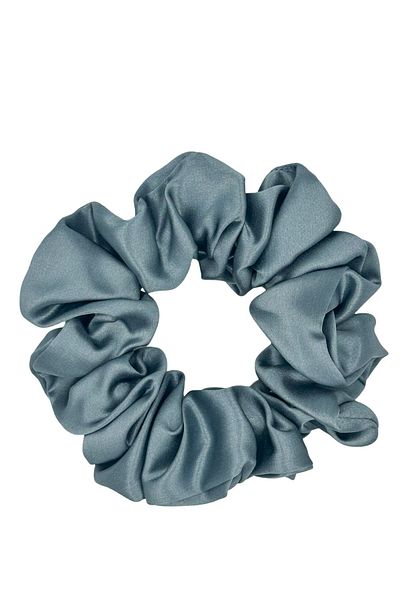 ICON SILK Scrunchie de păr 100% mătase (albastru noapte)