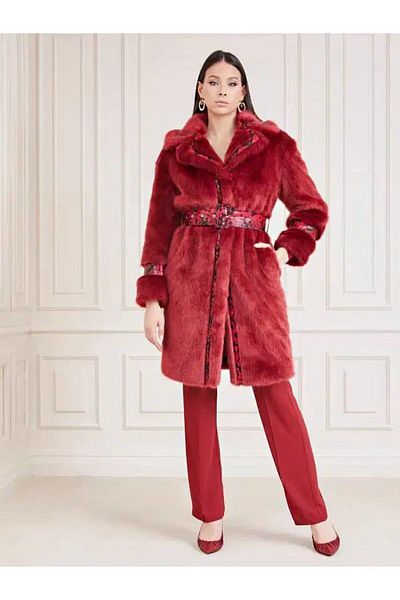Guess red winter coat on sale