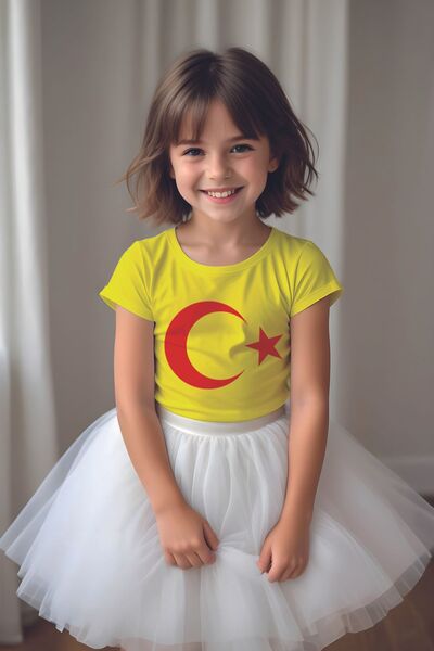 MYADA Комплект спідниці та футболки з мотивом зірок - 10054