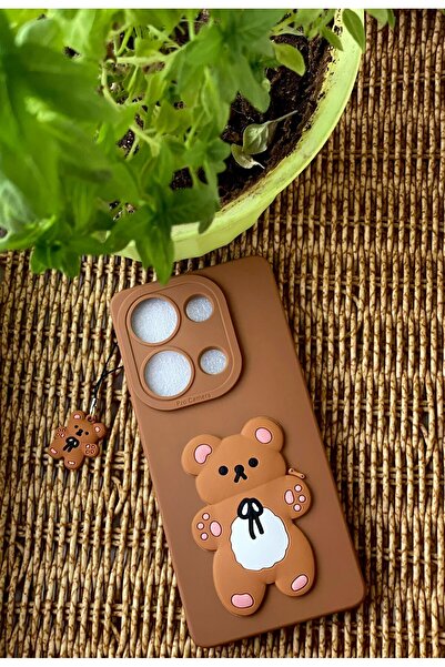 Link Redmi note 13 pro 4g desenli kahverengi kılıf