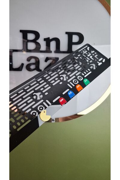 BNP PACMAN 3D PLEKSİ PLAKALIK