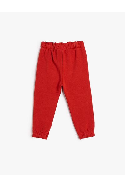 Koton Baby Boy Jogger Sweatpants - Printed with Waist Tie and Pockets