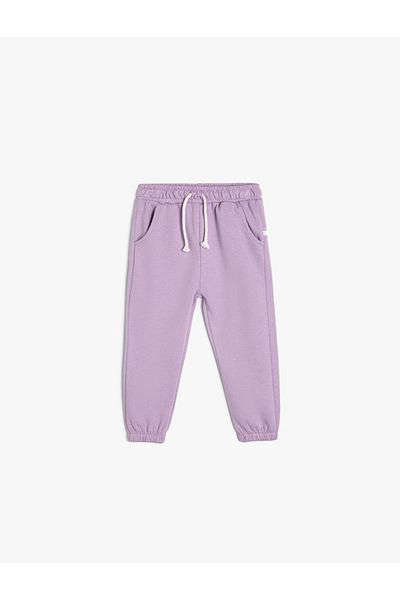 Koton Baby Girl Cotton Jogger Sweatpants - Elastic Waist