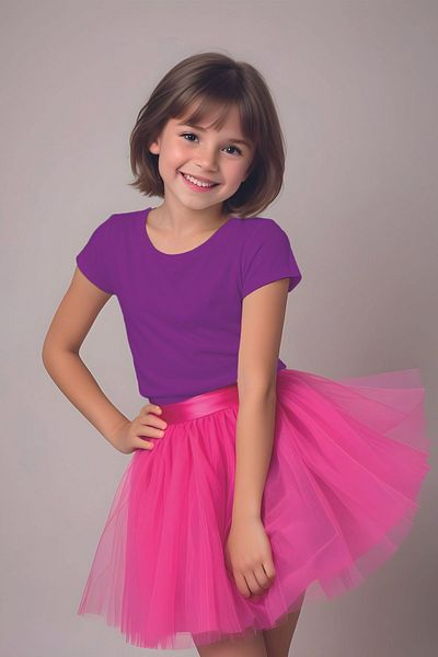 MYADA Birthday Party Leisure Special Show Tutu Skirt T-Shirt Combination