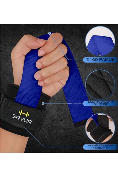 SAVUR Fitness Wrist Strap - Slide and Weight Strap