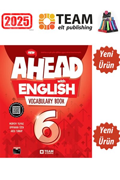 Team Elt Publishing 2025 6.Sınıf Ahead with English 6 Vocabulary Book(Kelime ...