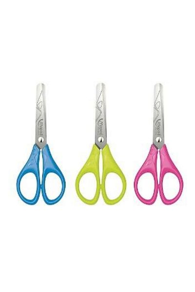 Maped School Scissors 13 cm Essentials Billet Tip 24 Pack Set