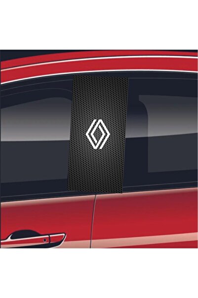 Modifiye Fabrikası ARAÇ KAPI DİREĞİ KAPLAMA FOLYOSU UV BASKILI 2'Lİ SET 50X24 CM