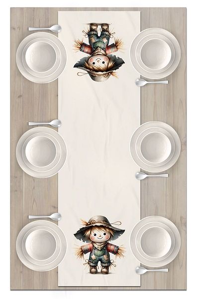 Bertille Home Autumn Series 140X40 cm Digital Printed Runner (Halloween Autumn)