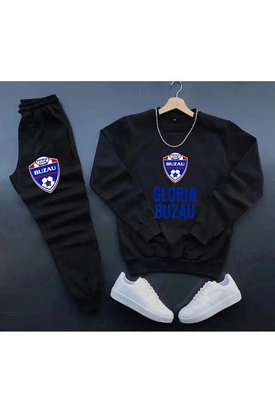 Pisa Art Gloria Buzau Sweatshirt + Sweatpants 2-Piece Combination Set