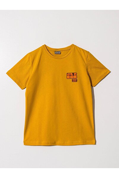 Mışıl Kids Тениска за момче - LEVEL UP щампа