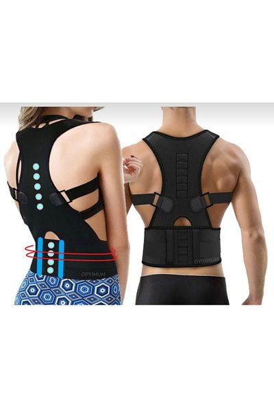 Ankaflex Black Highconcept Magnetic Upright Posture Corset -