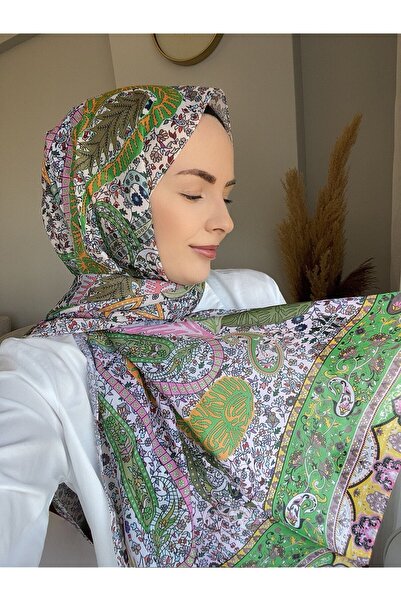 Pamuklu Etnik Desen Şal