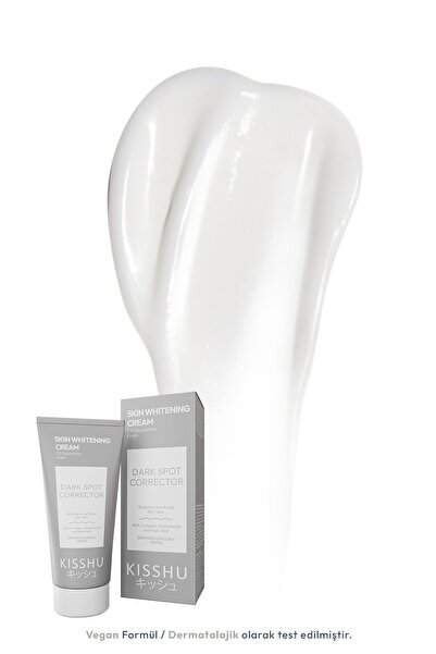 Kisshu Cilt Beyazlatıcı Aydınlatıcı Glutatyonlu Leke Karşıtı Krem Niacinamide & Kojik Asitli 50 ml