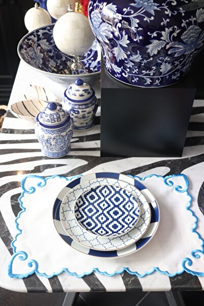 EKKE HOME AMERİKAN SERVİS TEKLİ 3D KABARTMA