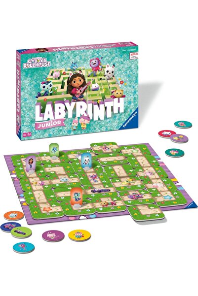 scntoys Gabbys Dolhouse Labirent Kutu Oyunu 35 Parça Gabby's Dollhouse Junior...