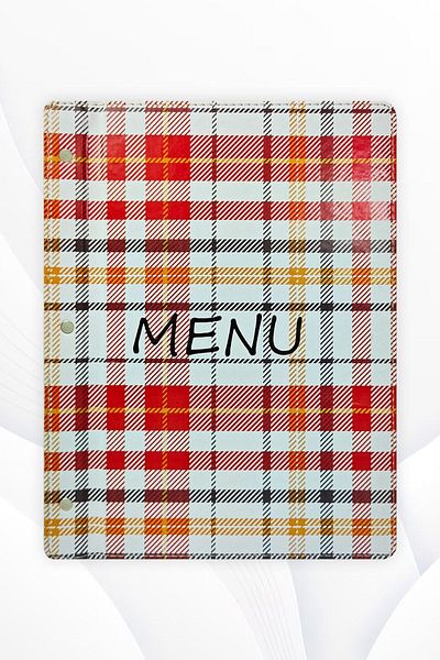 ankara menü 5 Sheets A4 Menu Container - Printed and Acidated