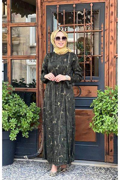 MissWhence Khaki Dress - Model 36802