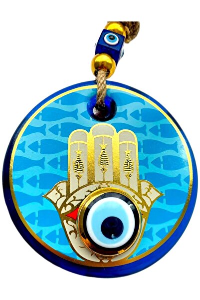 GALATA GIFT Dekoratif Nazarlık/nazar Boncuğu Çift Taşlı Jüt I?pi Nazarlık Mod...
