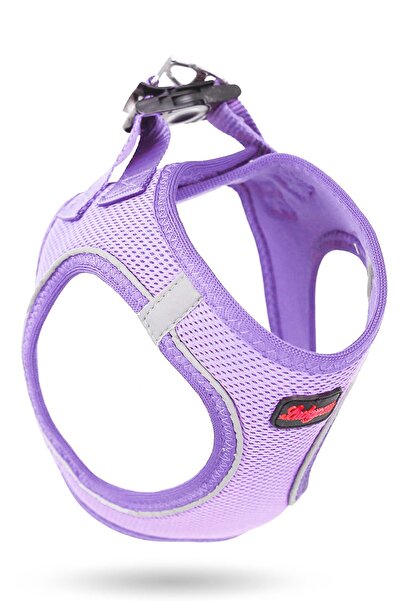 LUCKYPAW Air Mesh Kedi ve Köpek Göğüs Tasması Lilac