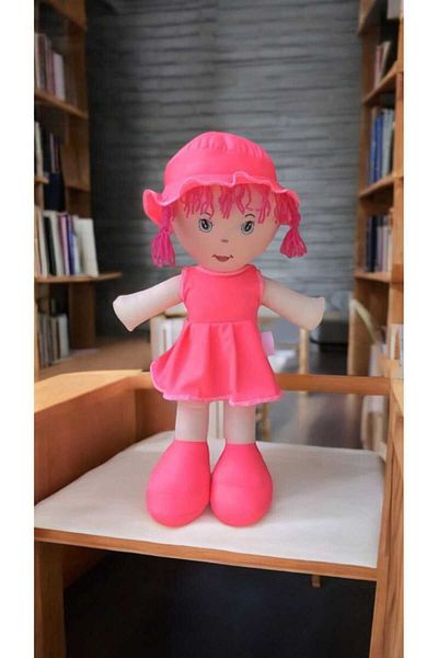 Gut puzen Cloth Doll in Pink Dress 65 cm Toy Cloth Doll Gift