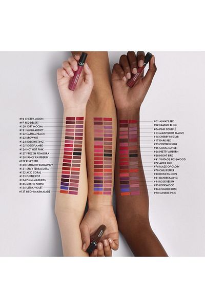 SEPHORA COLLECTION كريم الشفاه ستاين - أحمر شفاه مخملي غير ملطخ - أحمر شفاه سائل غير لامع