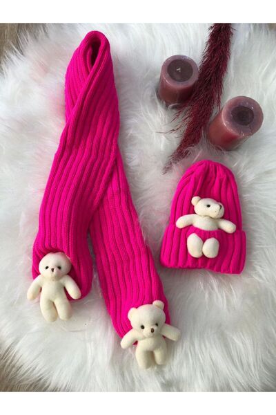 ÇOCUK GİYİM MERKEZİ مجموعة قبعة وشاح للأطفال