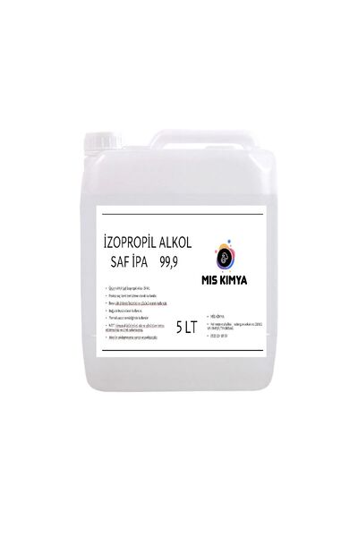 MİS DEKOR Extra Saf Izo Propil Temizlik Solventi %99.90 (İZOPROPİL ALKOL) İpa...