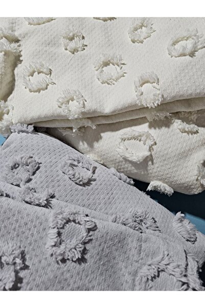 ÇeyizSandığım By Gg Special Double Tufted Hera Pike & Throw Pillow Bed Set