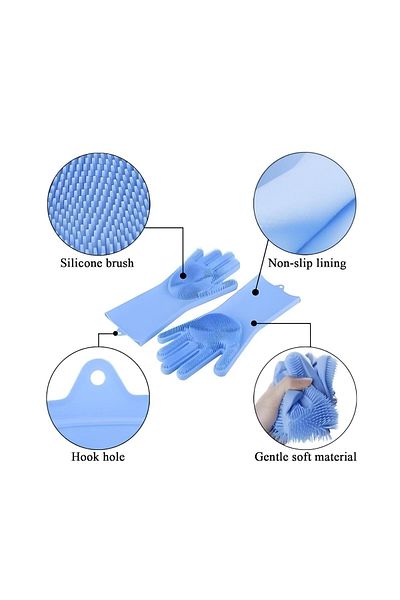Birdoludukkan Silicone Serrated Multipurpose Gloves
