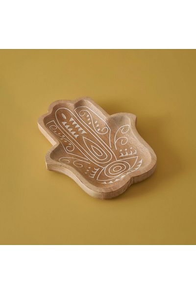Bella Maison Vera Mango Tree Decorative Plate Natural (30X3,5X20 cm)
