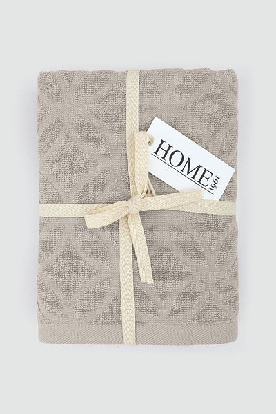 HOME 1961 Σετ πετσετών 50x90 με 2 μαλακά πολύχρωμα ζακάρ με υψηλή απορρόφηση νερού (Vibe)