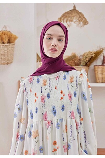 Bytoktay Şal din mătase Medina Şal de lux, mătăsos, uşor, hijab pentru femei