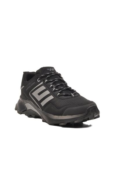 WALKWAY Orlean Black-Grey Men's Outdoor Shoes