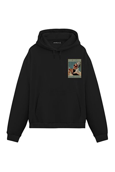 Mounte Bianca Unisex i Ona je Živela - Obična majica sa kapuljačom