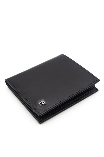 Pierre Cardin Men's Black Analin Leather Wallet 2016A55