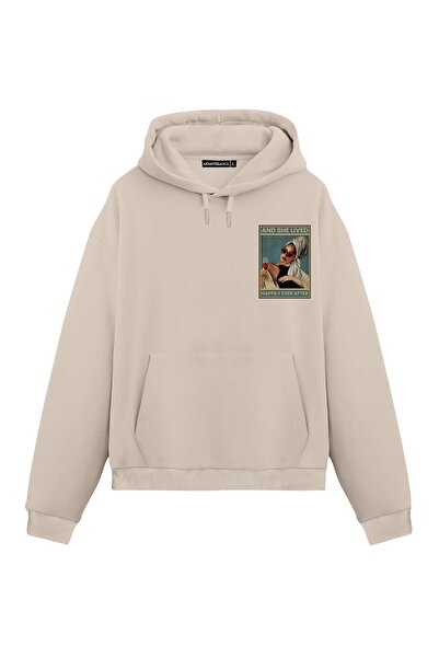 Mounte Bianca Unisex i Ona je Živela - Obična majica sa kapuljačom