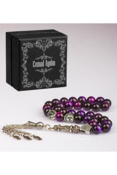 EJOYA Kişiye Özel Kutusunda Doğal Kaplangözü Taşlı Tesbih 113333