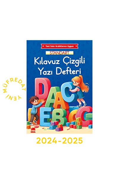 İkra Kırtasiye Kılavuz Çizgili Güzel Yazı Defteri Büyük Boy 19x27 - 2024-2025...