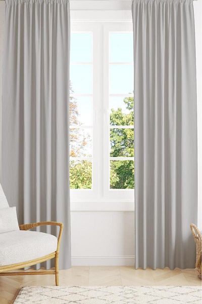 Miabella Home Single Wing Blackout Sunshade - Dimming Background, Light Proof, Extrafor Gathered and Cornice