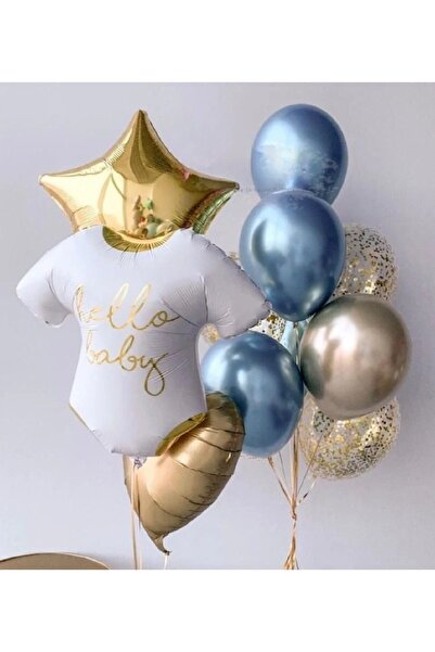 DÜVENCİ TİCARET BABY ROMPER BALON BUNTE DECORAT DE ZI DE NAȘTERE