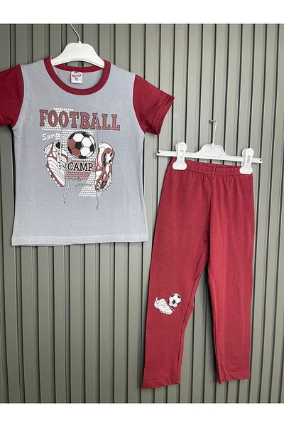 Serbend 5157 Boy's Pajamas Short Sleeve Set