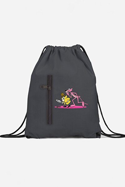 Fanze Αθλητικό σακίδιο πλάτης Pink Panther με τσέπες zrn4862