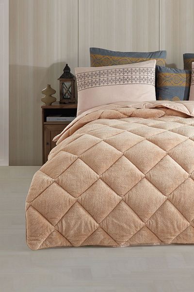 Otelonia Wellsoft Comforter Μονό Σετ ύπνου - Σετ 4 τεμαχίων με διπλή όψη ελαστικό, σεντόνι και 2 μαξιλαροθήκες