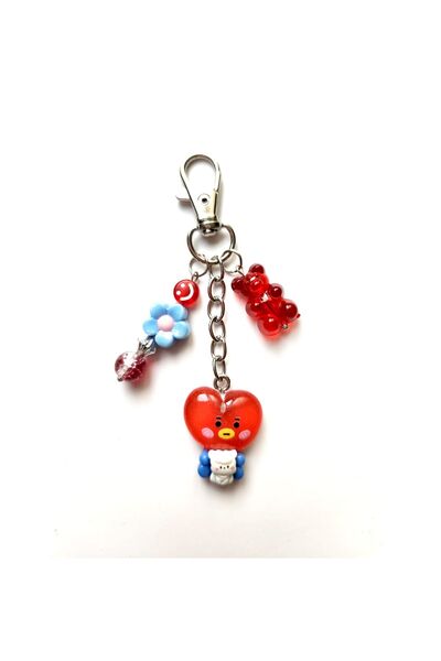Güneş Kırtasiye BTS Taehyung BT21 Tata Charm Anahtarlık Çanta Süsü