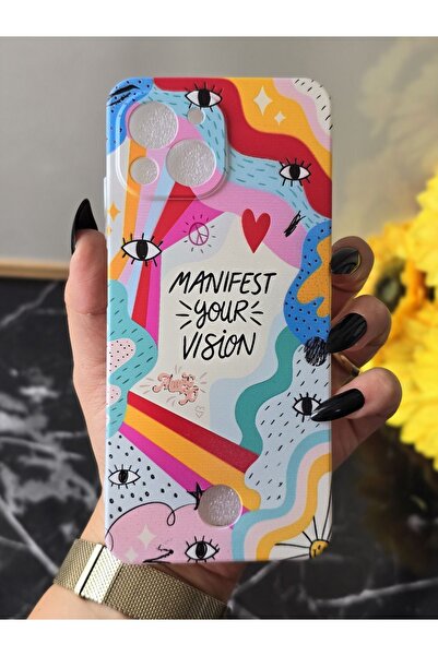 SUPER FRAME Reeder S23 Pro Max Uyumlu Baskılı Şeffaf Telefon Kılıfı