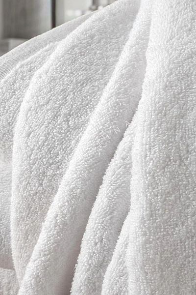 Meslina 4 Pieces 70X140 cm White Hotel Towels 100% Cotton Bath & Boy & Body Towels