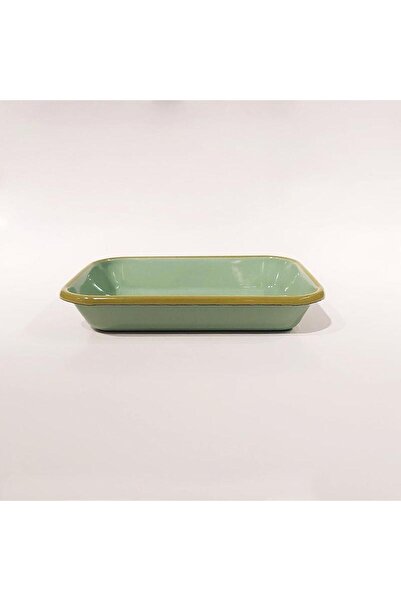Emayeci Emaye 22x16 Cm Meze Tabağı Nil Yeşili -k. F.yeşili