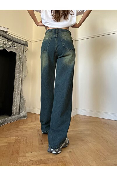 DENİKK Трендові баггі-штани з високою талією/джинси